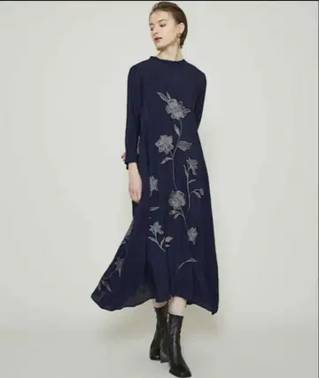 ameri vintage 2WAY FLOWER GARDEN DRESS