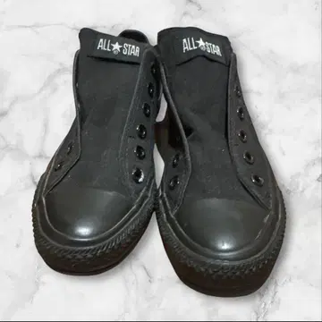 컨버스 ALL STAR 블랙 슬립온 24cm 블랙