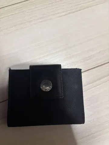 블랙 나일론 가죽 접이식 카드 케이스