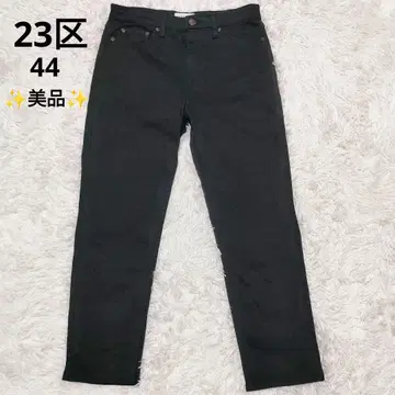 빅 사이즈 44 23구 스키니 데님 팬츠 블랙