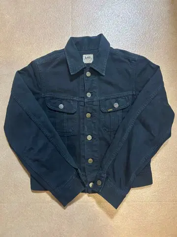 Lee 블랙 밀리터리 자켓 블랙 S 사이즈