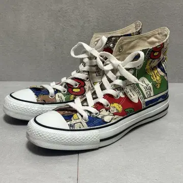 Converse All Star 아메리칸 코믹스 패턴 하이컷 스니커즈
