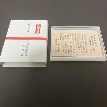[미사용 새상품] 오사카 여학원 고등학교 졸업 기념 실버 펜던트