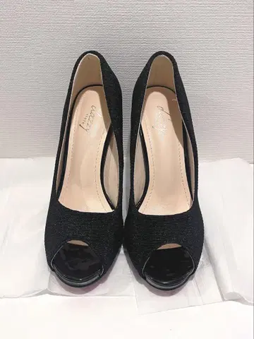 dazzystore 데이지스토어 심플 오픈토 슬림 레그 펌프스 11cm