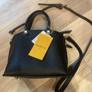 12980엔 GUSCIO 블랙 숄더백 미니백 ITALY
