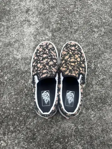 Vans 플라워 프린트 슬립온 24.0cm