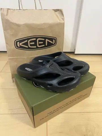 KEEN 블랙 샨티 25cm SHANTI 여성용 남성용