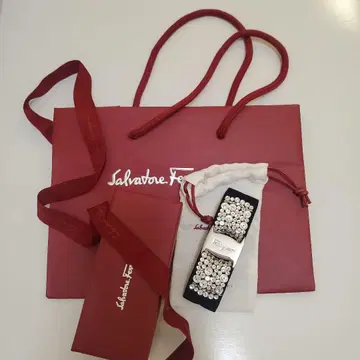 FERRAGAMO 비쥬 장식 헤어 액세서리