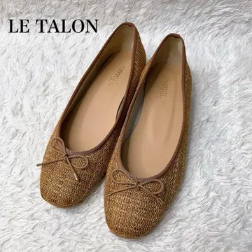 새상품급 르탈론 발레 슈즈 플랫슈즈 리본 23.5cm