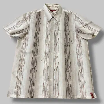 04 UK Sonneti 반팔 셔츠 스트라이프 M 영국