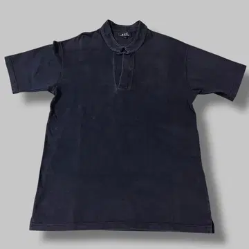 프랑스제 A.P.C. 피케 셔츠 티셔츠 1 블랙 남성용