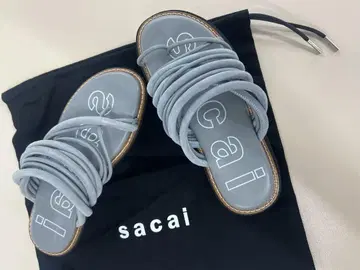 새상품급! sacai 사카이 샤크 밑창 샌들 사이즈 37 그레이