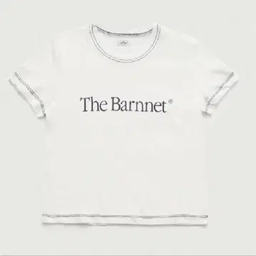 The Barnnet 로고 화이트 T셔츠