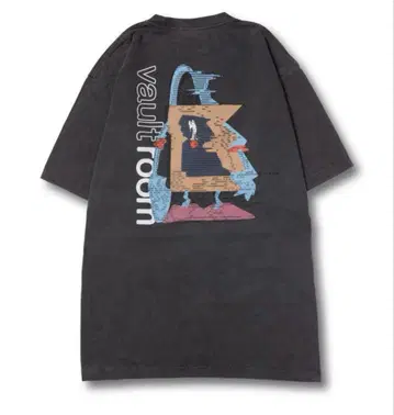 vaultroom ASCII TEE / CHARCOAL M
