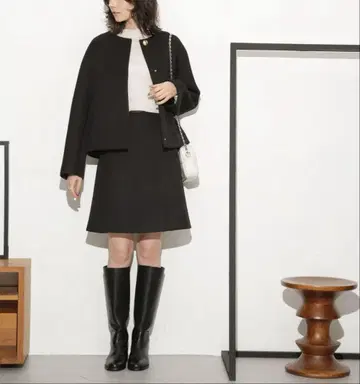 나노 유니버스 본딩 미니 스커트 블랙 S