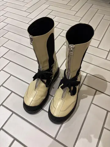 FUMIKA UCHIDA ZIP-UP BOOTS/38/FU-M-GD001