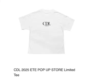 CDL 2025 ETE POP UP STORE 리미티드 티