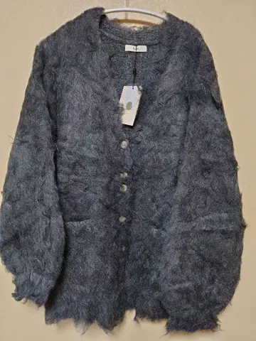 eaphi SHAGGY KNIT CARDIGAN