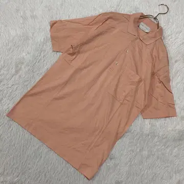 MOTTO 피케 셔츠 살몬 핑크 S 캐주얼