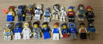 LEGO 미니 피규어 묶음 판매 20 정품 키마 우주 비행사 닌자고