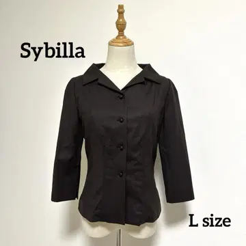 [새상품급] Sybilla 테일러드 자켓 [40] 다크 브라운 시빌라