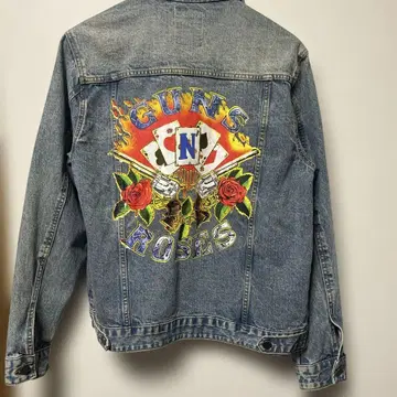 H&M GUNS N' ROSES 데님 자켓 사이즈 M