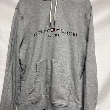 TOMMY HILFIGER 그레이 후드티 L