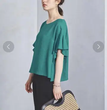 [ UNITED ARROWS ] UBCS TA/P 프릴 슬리브 풀오버
