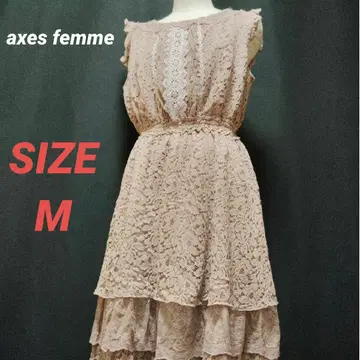 axes femme 엑시즈팜 총 레이스 원피스 슬리브리스