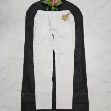 택 포함 비어즐리 코튼 패깅스 스키니 팬츠 허리밴딩 1