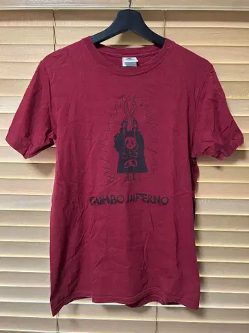 크로마니 GUMBO INFERNO 투어 T셔츠 빨간색 S 사이즈