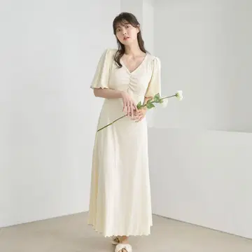Mellow Room Dress Apearl 룸웨어 아이보리
