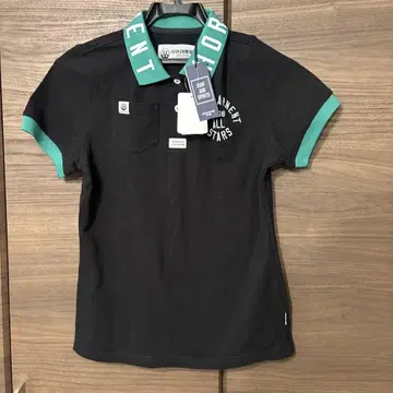 HORN GARMENT 블랙 피케 셔츠 36