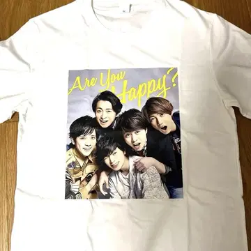 Are You Happy? 티셔츠 화이트 아라시