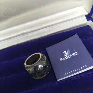 스와로브스키 반지 설명서 포함 반짝이는 SWAROVSKI