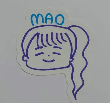 노기자카46 이오키 마오 한여름 전국 투어 카페 캐리커처 스티커