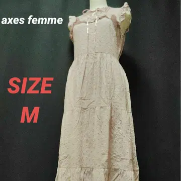 axes femme 엑시즈팜 롱 원피스 꽃무늬 자수 레이스