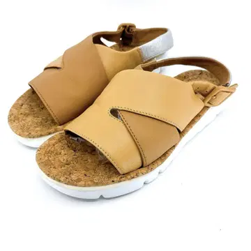 [새상품급] Camper TWINS 샌들 경량 가죽 23.5cm