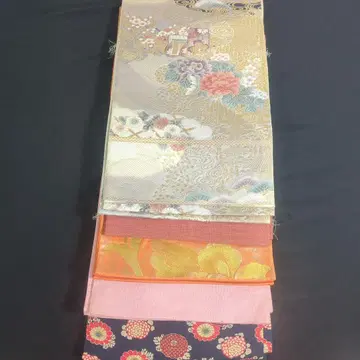 다색 오비 (꽃무늬 추상 문양) 5개 세트 오비 모음 3