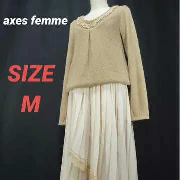 axes femme 엑시즈팜 도킹 원피스 플리츠 니트