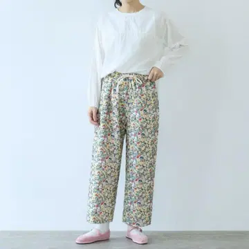 팬츠 블루밍 자수 이지 팬츠 여성용