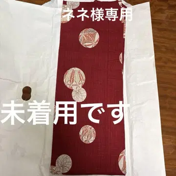 빨간색 마리 모양 유카타