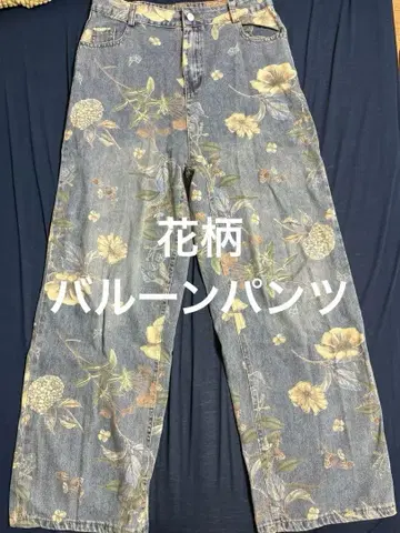 꽃무늬 데님