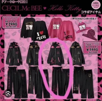 CECIL McBEE Hello Kitty 룸웨어 L