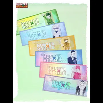 헌터헌터 중국 상해 한정판 가죽 티켓 1BOX 세트 6종