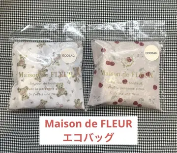 메종 드 플뢰르 Maison de FLEUR 체리 베어 에코백