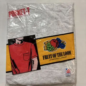 FRUIT OF THE LOOM 포켓 티셔츠 S 사이즈