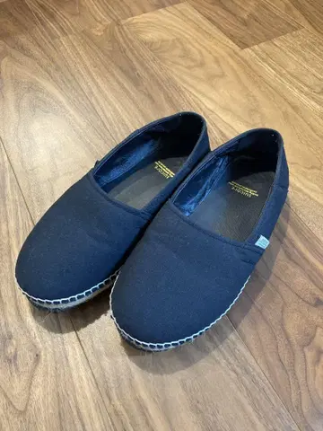 새상품급! 스이코크 TABI 에스파드리유 슬립온 28cm 블랙