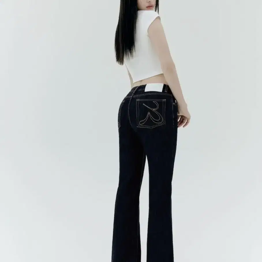 ★ GLOWNY★ THE JANE JEANS DEEP BLUE GC25SSJS001DB MUSINSA | GLOWNY THE JANE JEANS (DEEP BLUE)