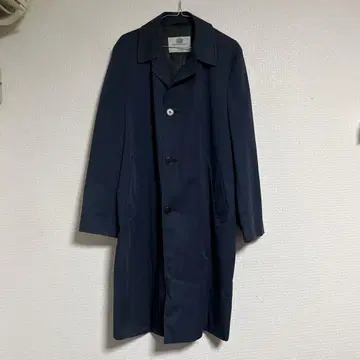 Aquascutum 네이비 체스터 코트 아쿠아 스큐텀
